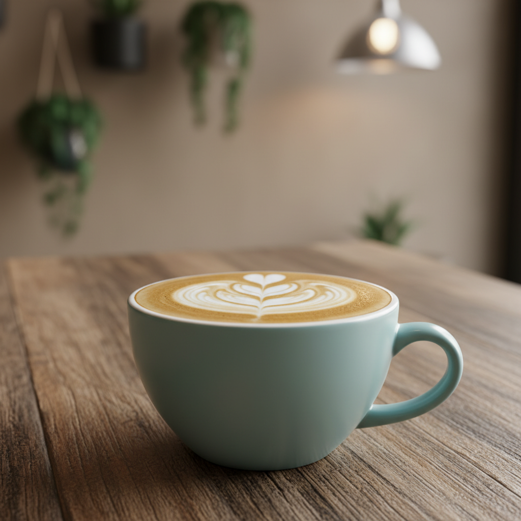 Spezialitätenkaffee mit Latte Art
